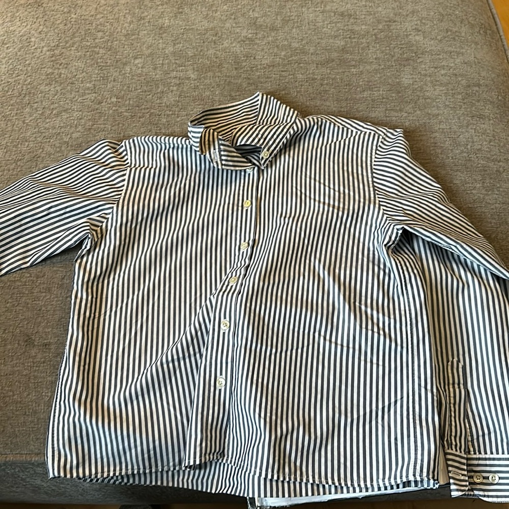 Lands end striped shirt